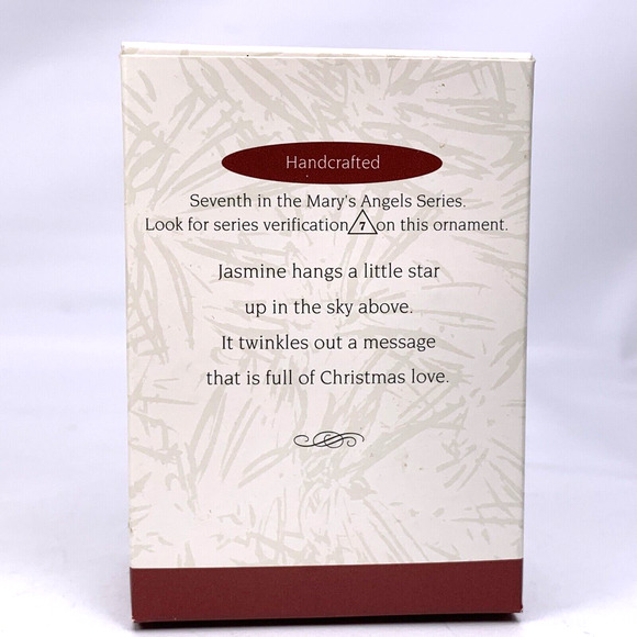 Hallmark Mary's Angels JASMINE Keepsake Ornament 1994 Series #7 - Picture 9 of 12